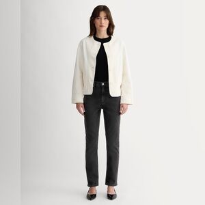 Everlane Women's The Organic Cotton Cheeky Skinny Jeans Denim Black Size 25